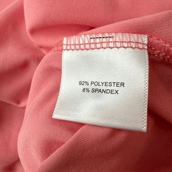 Peter Millar Men's Short Sleeve Summer Comfort Golf Polo Shirt Salmon Pink Large - Picture 8 of 14